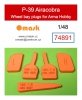 Omask 74891 P-39 Airacobra wheelbay plugs (for Arma Hobby) 1/48